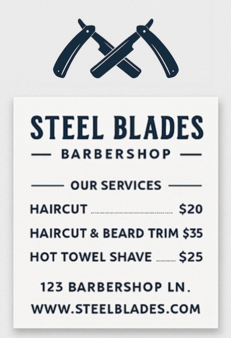 Flyer/Menu